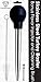 Turkey Baster - Stainless Steel with FREE Baster Syringe Injector & Cleaning Brush. Heat Resistant Silicone Bulb