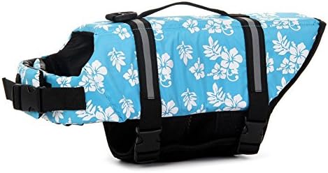 TESOON Adjustable Dog Life Jacket Reflective Quick Release