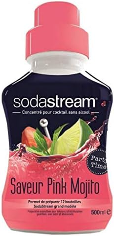 Sodastream Pack Sodastream Concentra © for Cocktail Alcohol Free Mojito Flavor 500Ml Pink (Pack of 3)