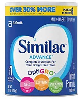 Similac Advance Complete Nutrition, Infant Formula with Iron, Powder, 6-12 Months 1.93 Lb (873 G)