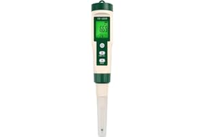 Wooswen Professional Food PH Meter High Accuracy Sensor Temp Acidity Tester for Brewing Cheese Meat Canning Dough Soil PH Met