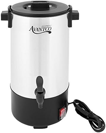 Avantco Cu30 30 Cup 11 Gallon Stainless Steel Coffee Urn