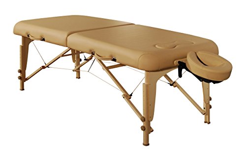 Mt Massage Midas-Girl 30'' Breast Recess Professional Portable Massage Table Package(Beige)