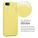 kwmobile TPU Silicone Case for Apple iPhone 7/8 - Soft Flexible Rubber Protective Cover - Yellow