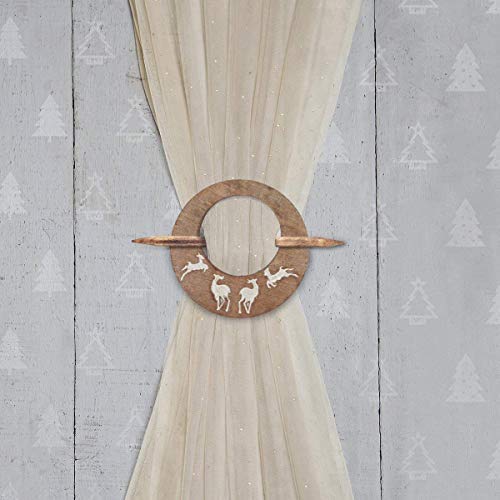 storeindya Thanksgiving Gifts Curtain Tie Back – Decorative Drape Holders Durable Tie Backs 2 pcs