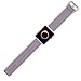 INTENY Woven Nylon Strap Buckle Replacement Wrist Bracelet with Silicone Band for Apple Watch Band Series 1 Series 2 42mm-Light Pink&Midnight Blue