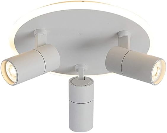 Led Ceiling Light Rotatable 3 Way Round Plate Led Ceiling Spot