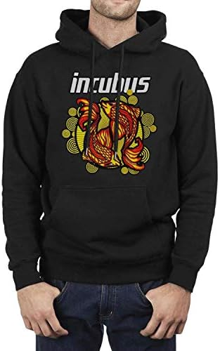 YAMMI Boys Black Hooded Sweatshirt Incubus-Drive-Morning-View Fleece Long Sleeve