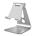 Nulaxy Phone Stand, Adjustable Cell Phone Stand, Phone Holder for Desk, Desktop Holder, Cradle, Dock Compatible with Nintendo Switch, iPhone Xs Xr 8 X 7 6 6s Plus SE 5 5s 5c, All Smartphone - Silver