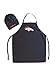 Pro Specialties Group mens Chef Hat and Set Pro Specialties Group Apron, Team Color, One Size US
