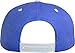 L.O.G.A. Plain Adjustable Snapback Hats Caps (Many Colors). Blue/White