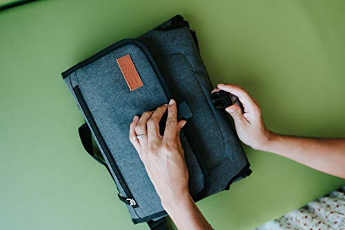 Portable Changing Pad by Trblmkr - Folding Diaper Changing Station. Lightweight, BPA Free, Stain Resistant, Waterproof and Wipeable Diaper Changing Kit. Great for Travel and Perfect Baby Shower Gift.
