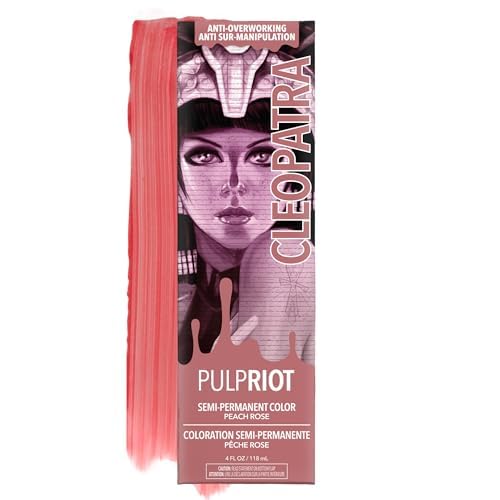 Pulp Riot Semi Permanent Hair Color Cleopatra – Muted Rose Gold with Peach Unde…
