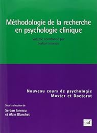 Méthodologie de la recherche en psychologie clinique