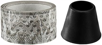 1.1 Lizard Skins Bat Baseball &amp; Softball Bat Drip with KNob Cuff Ez Taper (Phantom Gray Camo)