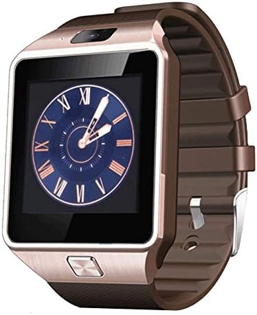 dxS8hhuo Smart Watch | DZ09 Touch Screen Fitness Tracker Pedometer Bluetooth Smart Bracelet Wrist Watch - Coffee