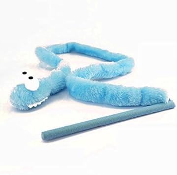 Amazon Yatda 猫 おもちゃ 猫じゃらし キャットニップ入り 可愛い蛇形 ショートハンドル 握りやすい 発声仕掛け付き 軽量 弾力持ちなペット用おもちゃ ブルー Yatda 猫じゃらし 羽のおもちゃ 通販