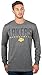 Ultra Game Men's Standard Long Sleeve Athletic Quick Dry Performance T-Shirt, Heather Charcoal, Medium