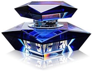 Crystal Perfume Bottle for Displaying Inside Car Air Freshener Decoration Blue