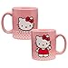 Vandor 18061 Hello Kitty Ceramic Mug, Pink, 12-Ounce