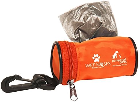 Pampered Pets Wet Noses Bag Dispenser, Orange