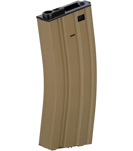Chargeur Hi-Cap 500 Billes Pour G&P, Tokyo Marui, ICS, Classic Army – Métal, Noir, Compatible M4/M16/AR/SCAR AEG Et Billes 6 Mm