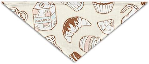 100% Polyester Fiber Funny Background Triangular Scarf, Scarf,Tie, Wrist Slobber Towel,Pet Collar, Head Scarfs For Baby Pet Dog Cat Puppy Bandana Bibs Triangle Accessories