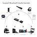 Bluetooth Transmitter Receiver 2-in-1 V5.0, Juya Wireless Audio Adapter with 3.5mm AUX for Car Headphones PC TV Home Stereo, USB Power Supply, Blackthumb 1
