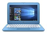 HP Stream 14 Inch Laptop (Intel Celeron N3050 1.6GHz, 4GB RAM, 32GB Solid State Drive, Wifi, Windows 10 Home, Blue (Certified Refurbished)