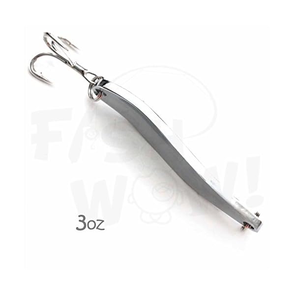 4pcs-3oz-6inch-Fishing-Spoon-with-Treble-Hook-Silver-Tape-Blue-Mackerel-Fish-WOW