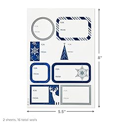 Hallmark Flat Christmas Wrapping Paper Sheets with