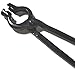 BetterForge 18 inch Bolt Tongs with V-Bit Jaws for Blacksmiths and Farriers - Superior Blacksmith Tongs (18 Inch, Black)