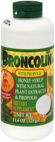 Broncolin : Cough Suppressant With Propoleo 11.4OZ (Pack of 18)
