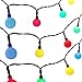 Dailyart Globe String Lights, 13ft 40 Led Multicolor Battery Operated String Lights 2 Modes, Outdoor Indoor String Light for Bedroom, Battery Operated Christmas Lights