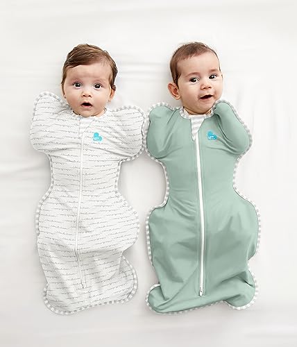Love to Dream Love to Dream Swaddle Up, Baby Sleep Sack, Self-Soothing Swaddles for Newborns, Get Longer Sleep, Snug Fit Helps Calm Startle Reflex, Lite 0.2 Tog, 13-19 lbs, Olive