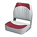 Wise 8WD734PLS-661 Low Back Boat Seat, Grey/Red primary