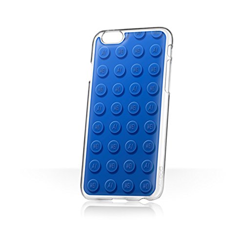 goo.ey Cell Phone Case for Samsung Galaxy S6 - Retail Packaging - Ai Weiwei Ai-Bricks - Small Blue