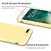 Vooii Compatible with iPhone 8 Plus Case, iPhone 7 Plus Case, Soft Silicone Gel Rubber Bumper, Microfiber Lining Hard Shell Shockproof Full Body Protective Cover Yellow