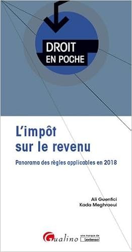 L Impot Sur Le Revenu 2eme Edition Panorama Des Regles
