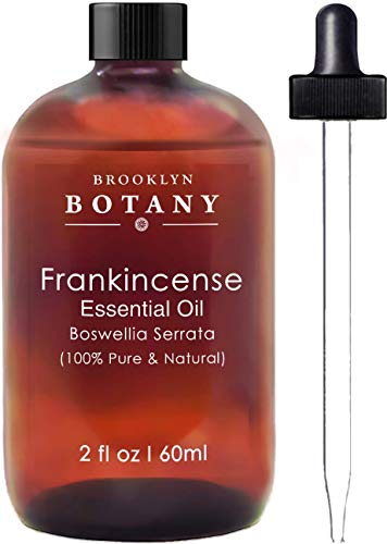 Brooklyn Botany Frankincense Essential Oil (India) - 100% Pure & Natural - 2 oz With Dropper Brooklyn Botany Frankincense Essential Oil (India) - 100% Pure & Natural - 2 oz With Dropper
