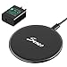 Seneo Upgraded Wireless Charger, Qi Wireless Charging Pad (High-Speed AC Adapter Included) for iPhoneX/8/8+, Galaxy S9/S9+/S8/S8+/Note 8/S7/S7 Edge/Note 5 and All Qi-enabled Devices