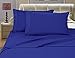 Elegant Comfort Wrinkle-Free 1500 Premier Hotel Quality Deep Pocket, 4-Piece Bed Sheet Set, Queen, Bearded Rirs - Royal Blue