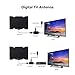 120 Miles TV Antenna, 2019 NEWEST 16.5FT Long Coax Cable HDTV Antennas High Definition, Digital Amplified Antennas Indoor Amplified Signal Booster for Freeview Local Channels 4K 1080P-High Reception