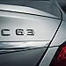 Ricoy 3D C63 Emblem,Matt Black Rear Letters Emblem Badge Sticker Logo For Mercedes-Benz C C180 C200 C230 C300 GLC AMG