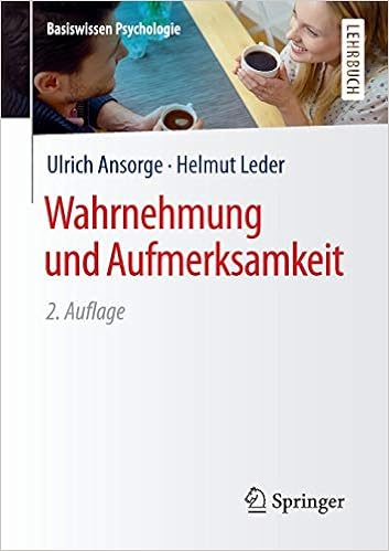 Wahrnehmung Und Aufmerksamkeit Basiswissen Psychologie Amazon De Ansorge Ulrich Leder Helmut Bucher
