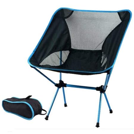 FidgetGear Portable Lightweight Foldable Camping Chair Outdoor Hiking Backpacking Patio Hot Light Blue