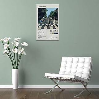 XYDQ Poster décoratif sur toile The Beatles Abbey Road pour salon, chambre à coucher 50 x 75 cm - Les Beatles, Paul McCartney, John Lennon, RIngo Starr, George Harrison XYDQ Poster décoratif sur toile The Beatles Abbey Road pour salon, chambre à coucher 50 x 75 cm – Image 5