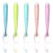 MiChef Baby Spoons Soft-Tip Silicone Infant Feeding Spoons BPA Free, First Stage, 5 Count