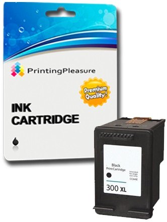 Printing Pleasure XL BLACK Remanufactured Printer Ink Cartridge for Photosmart C4780 C4680 Deskjet D1660 D2545 D2560 D2563 D2660 D5560 F2420 F2480 F4280 F4580 | Replacement for 300XL (CC641EE)