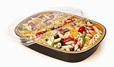 Handi-Foil 3 lb. Oblong Black & Gold Pan Take-Out